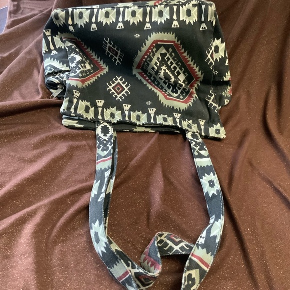 All Fabric Compartment Bohemian Tote - Picture 9 of 9